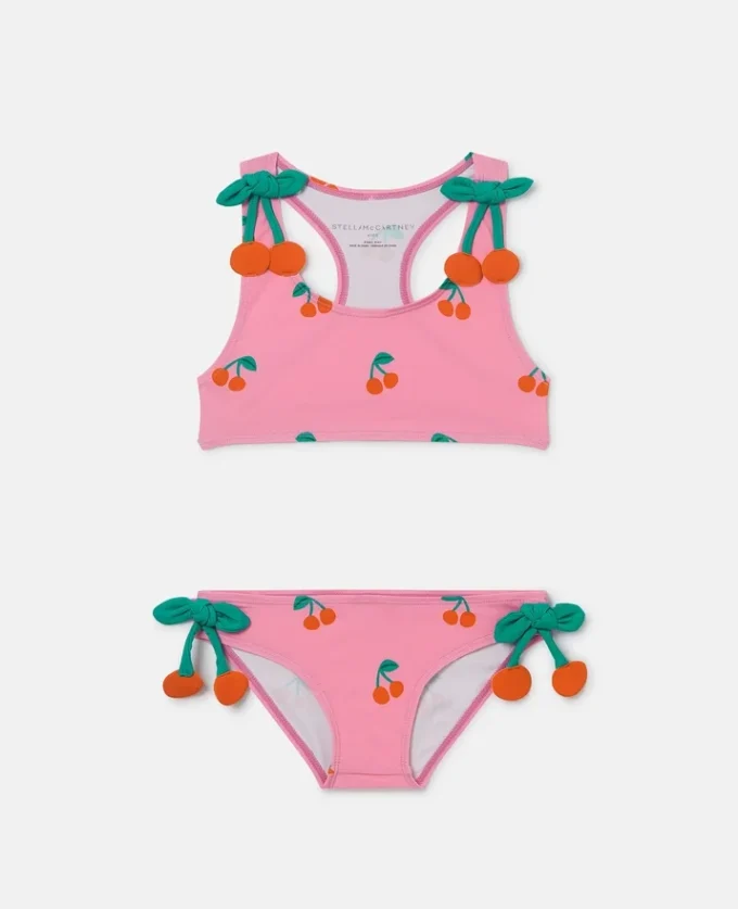Bikini med körsbärsmönster Bikini med körsbärsmönster