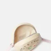 Blombroderad crossbody-väska i strå Blombroderad crossbody-väska i strå