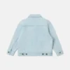 Blommig broderad jeansjacka Blommig broderad jeansjacka