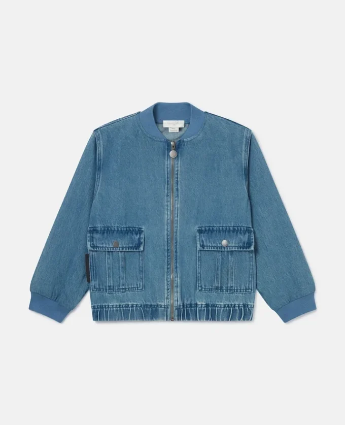 Bomberjacka i denim