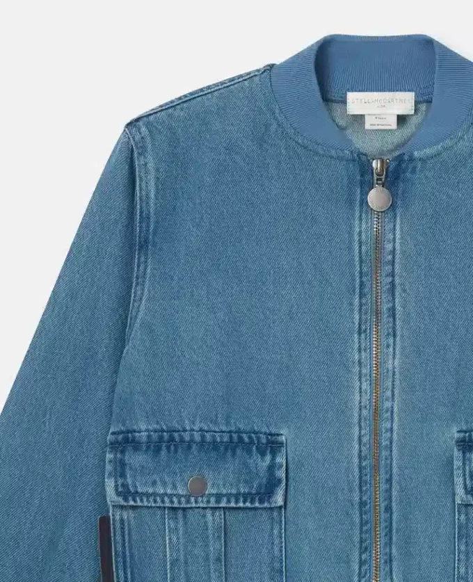 Bomberjacka i denim