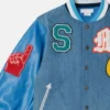 Bomberjacka med broderade initialer