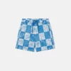 Brand Lettering Check badshorts Brand Lettering Check badshorts