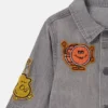 Broderad jeansjacka med musikmotiv Broderad jeansjacka med musikmotiv