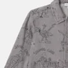 Bug Band Print Denim Jacket