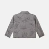 Bug Band Print Denim Jacket