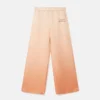 Byxor i silkes twill med logotryck Byxor i silkes twill med logotryck