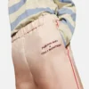 Byxor i silkes twill med logotryck Byxor i silkes twill med logotryck