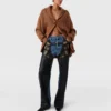 Chaps broderade jeans med raka ben