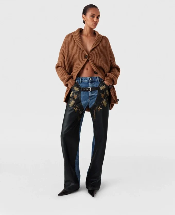 Chaps broderade jeans med raka ben