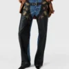 Chaps broderade jeans med raka ben