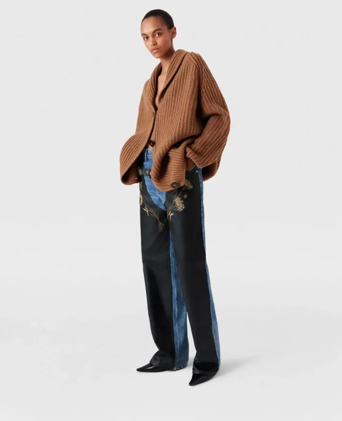 Chaps broderade jeans med raka ben