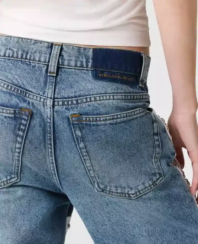 Chaps-jeans med raka ben och nitar Chaps-jeans med raka ben och nitar