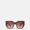 Chunky Square Cat-Eye-solglasögon