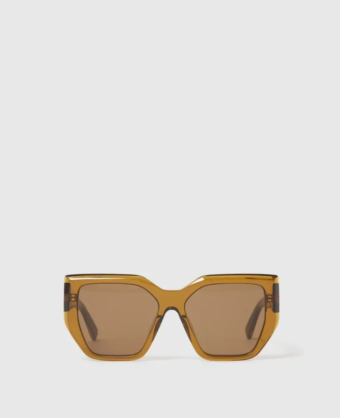 Chunky Square Cat-Eye-solglasögon