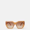 Chunky Square Cat-Eye-solglasögon