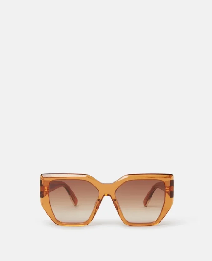Chunky Square Cat-Eye-solglasögon