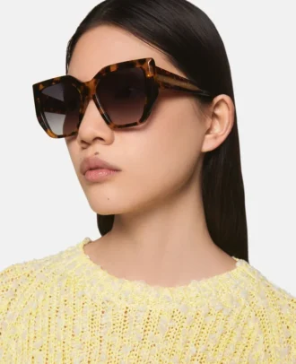 Chunky Square Cat-Eye-solglasögon