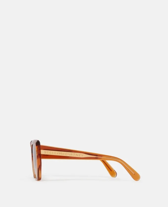 Chunky Square Cat-Eye-solglasögon
