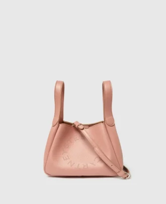 Crossbody-väska med dubbla handtag och logotyp