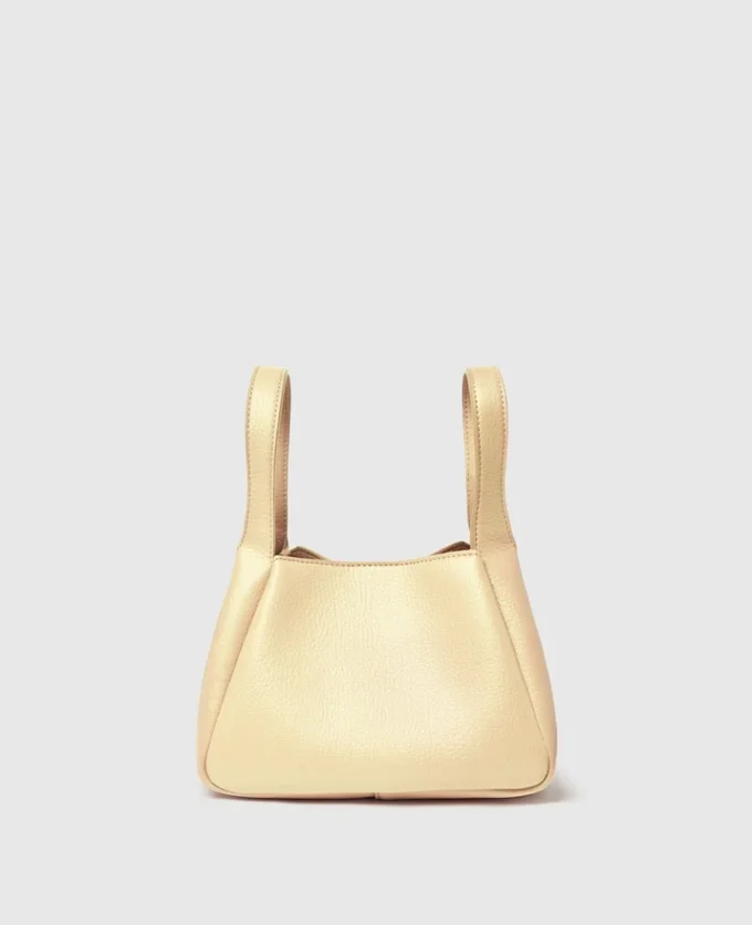 Crossbody-väska med dubbla handtag och logotyp Crossbody-väska med dubbla handtag och logotyp