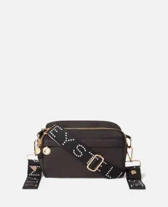 Crossbody-väska med logotyptape