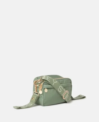 Crossbody-väska med logotyptape