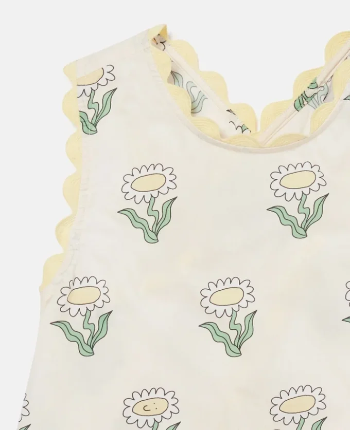 Daisies ärmlös topp med vågig kant Daisies ärmlös topp med vågig kant