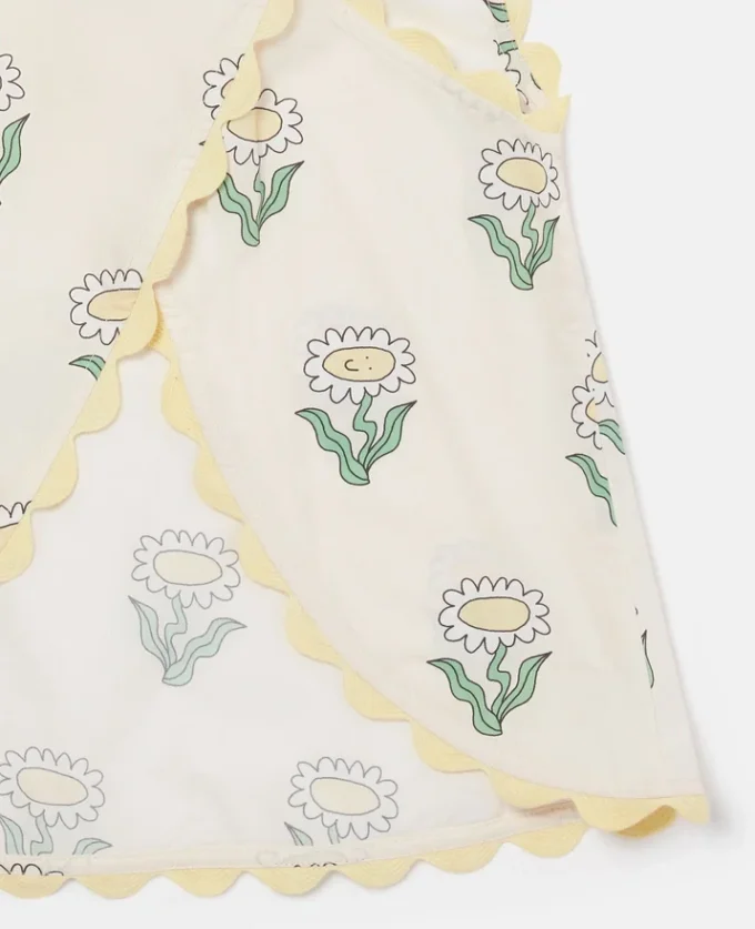Daisies ärmlös topp med vågig kant Daisies ärmlös topp med vågig kant