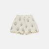Daisies shorts med elastisk kant och vågig kant