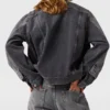 Denimjacka med tonade paneler Denimjacka med tonade paneler