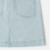 Denimkjol med medaljonglogotyp Denimkjol med medaljonglogotyp