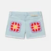 Denimshorts med raka ben Denimshorts med raka ben