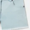 Denimshorts med raka ben Denimshorts med raka ben