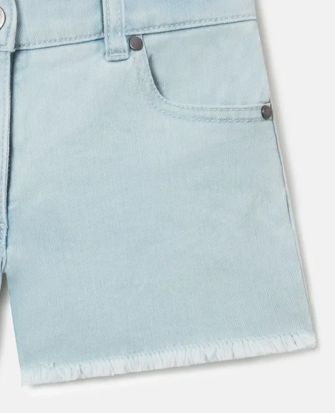 Denimshorts med raka ben Denimshorts med raka ben