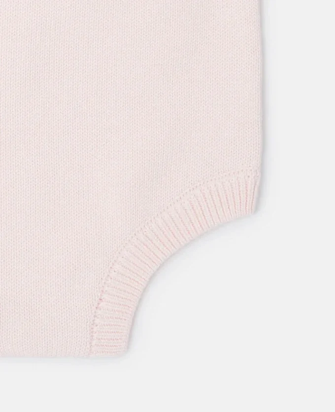 Dove broderad ärmlös romper