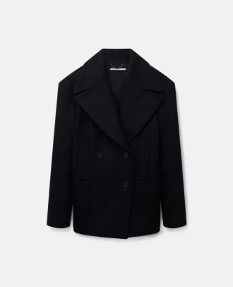 Dubbelknäppt peacoat