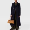 Dubbelknäppt trenchcoat med bälte