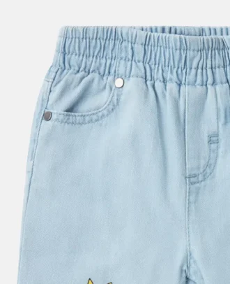 Earth Friends-grafik Jeans-joggingbyxor