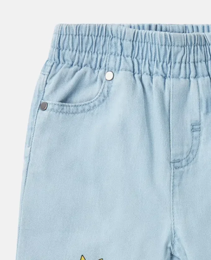 Earth Friends-grafik Jeans-joggingbyxor