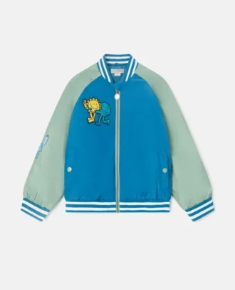 Earth Friends grafisk bomberjacka