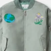 Earth Friends grafisk bomberjacka Earth Friends grafisk bomberjacka