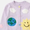 Earth Friends grafisk broderad kofta Earth Friends grafisk broderad kofta