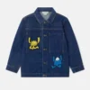 Earth Friends grafisk denimjacka Earth Friends grafisk denimjacka