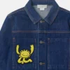 Earth Friends grafisk denimjacka Earth Friends grafisk denimjacka