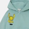 Earth Friends grafisk hoodie med dragkedja Earth Friends grafisk hoodie med dragkedja