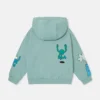 Earth Friends grafisk hoodie med dragkedja Earth Friends grafisk hoodie med dragkedja