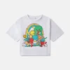 Earth Friends grafisk kort T-shirt Earth Friends grafisk kort T-shirt