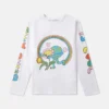 Earth Friends grafisk långärmad topp Earth Friends grafisk långärmad topp