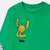 Earth Friends grafisk långärmad topp Earth Friends grafisk långärmad topp